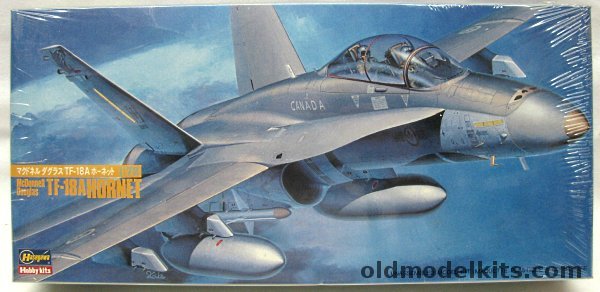 Hasegawa 1/72 McDonnell Douglas TF-18A Hornet - Canadian Royal Air Force (RCAF) / Royal Australian Air Force (RAAF) or US Navy VFA-125 Rough Riders, 811 plastic model kit